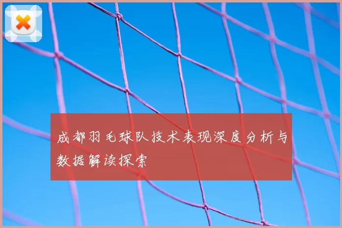 成都羽毛球队技术表现深度分析与数据解读探索