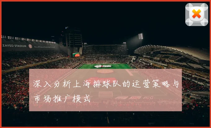 深入分析上海排球队的运营策略与市场推广模式