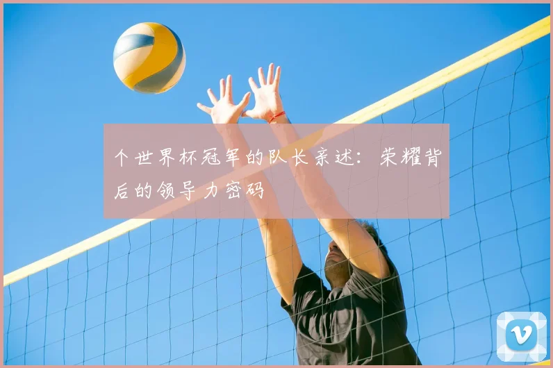 个世界杯冠军的队长亲述：荣耀背后的领导力密码